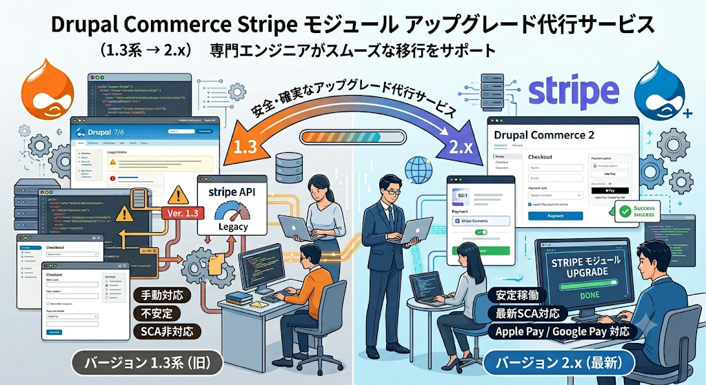 Commerce Stripe アップグレード