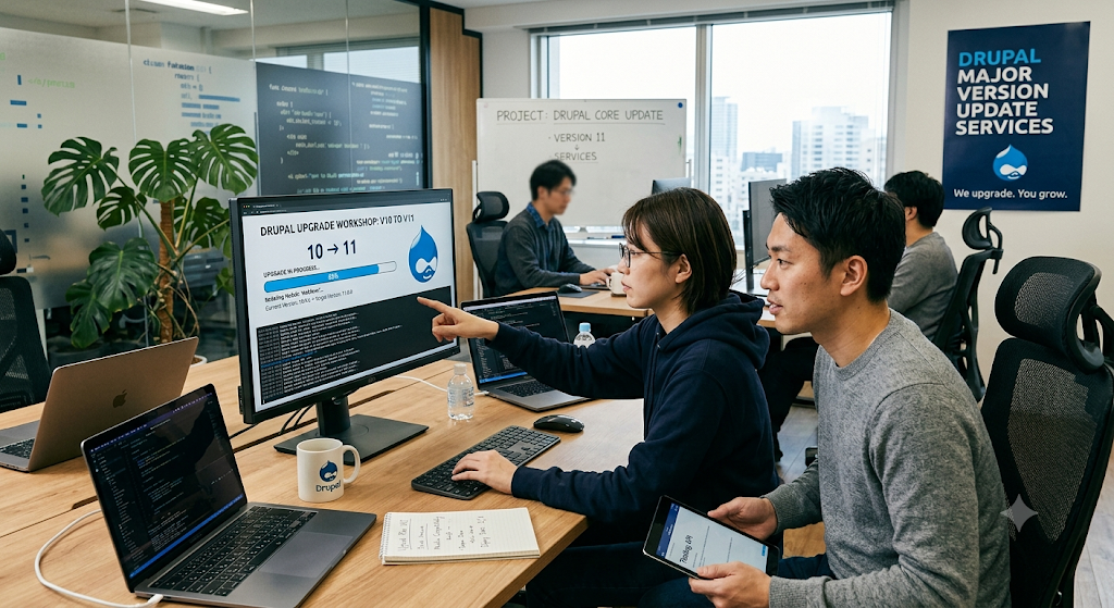 Drupal core アップグレード